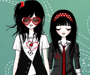 Emo Kızı Giydirme