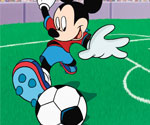 Futbolcu Mickey Mouse
