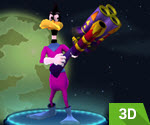 3D Duffy Duck Uzay Savaşı