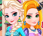 Elsa ve Rapunzel Ofiste