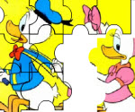 Donald Duck ve Daisy Yapboz