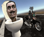 Skibidi Tuvalet Motosiklet Yarışı 2