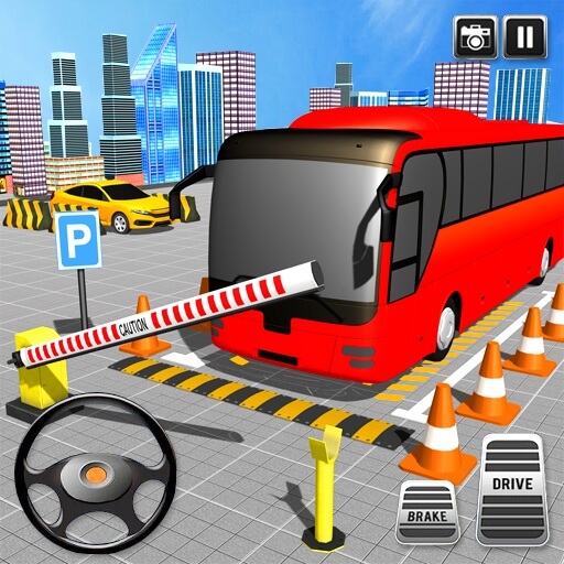 American Modern Bus Parking: Bus Game Simulator